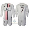 Maglia da Calcio a Maniche Lunghe Paris Saint Germain Kylian Mbappé 7 Trasferta 2021-22 per Bambino